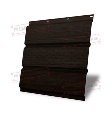 Софит металлический центральная перфорация 0,45 Print Elite с пленкой Coffee Wood