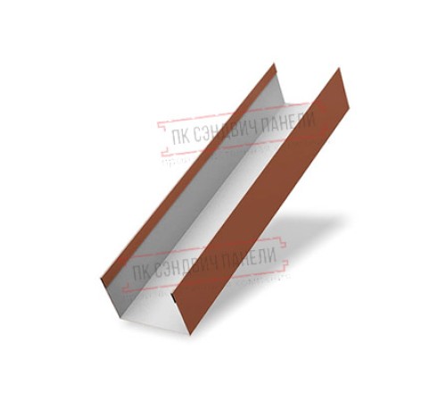 Крышка 30х20 жалюзи Texas 0,45 Drap RAL 8004 терракота