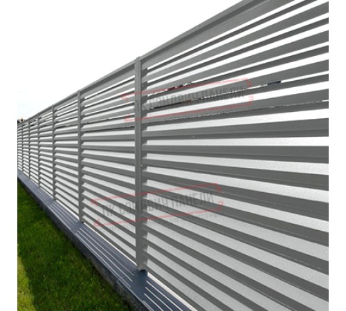 Ламель жалюзи Milan new 0,5 Satin с пленкой RAL 9006 бело-алюминиевый