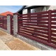 Крепежная планка нижняя Texas 0,45 PE-Double с пленкой RAL 3005 красное вино