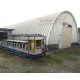 Профнастил H112ПГ-0.65, для бескаркасных ангаров, Полиэстер RAL 9002.